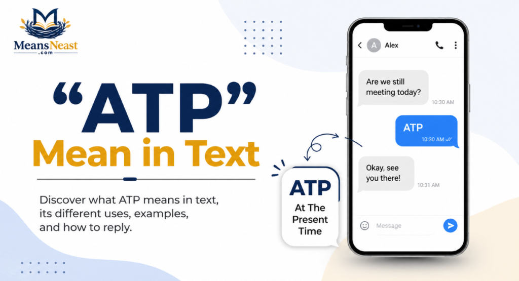 “ATP” Mean in Text