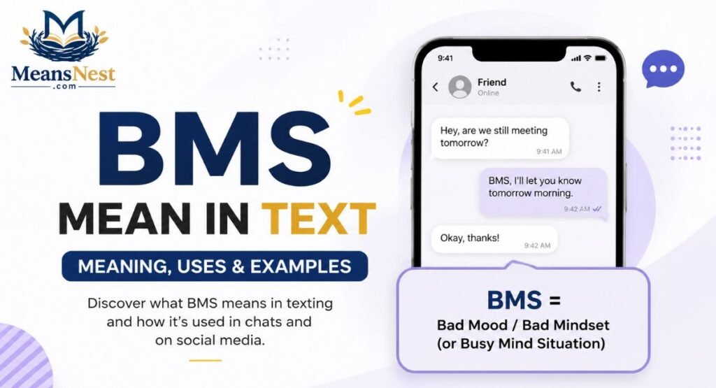 BMS Mean in Text