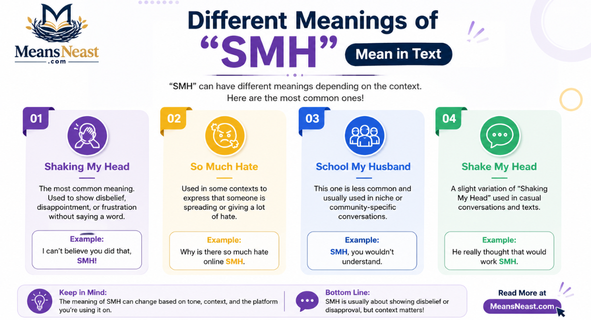 Different Meanings of “SMH” Mean in Text
