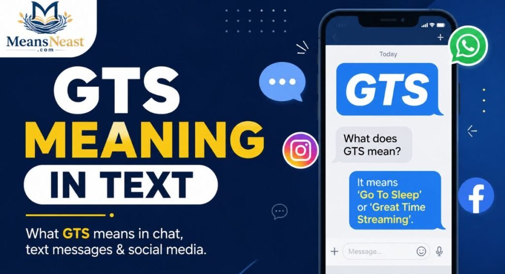 GTS meaning in text