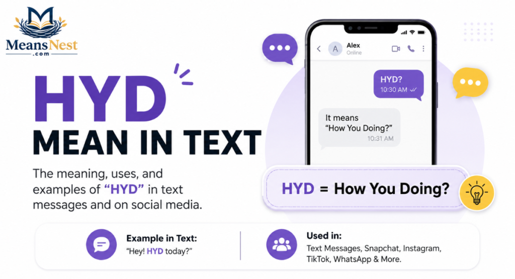 HYD Mean in Text