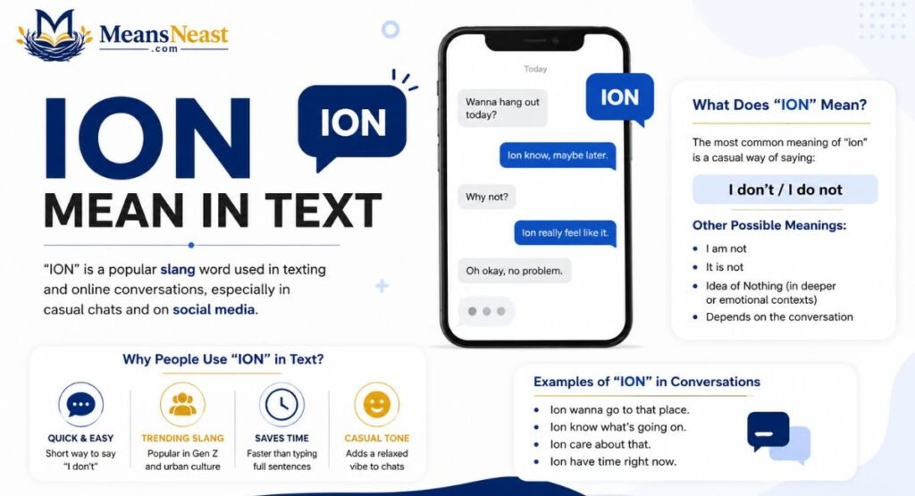 ion mean in text