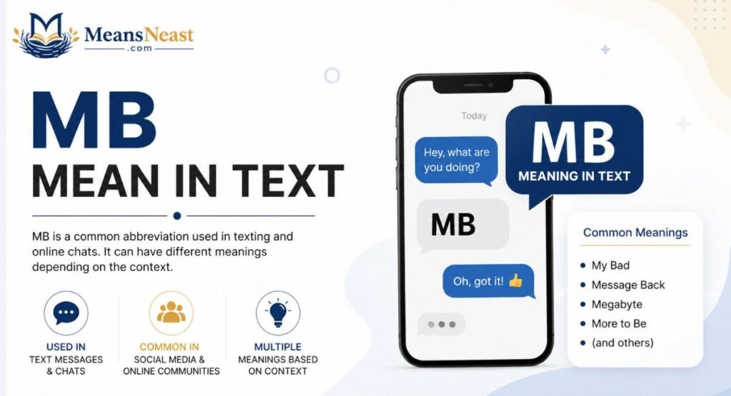 MB mean in text