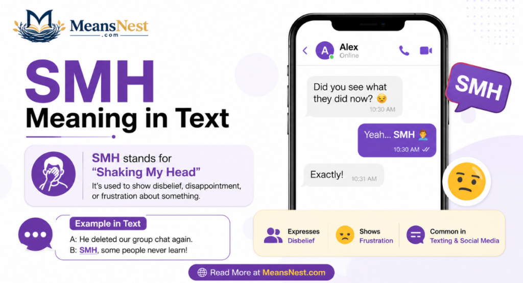 SMH Meaning in Text