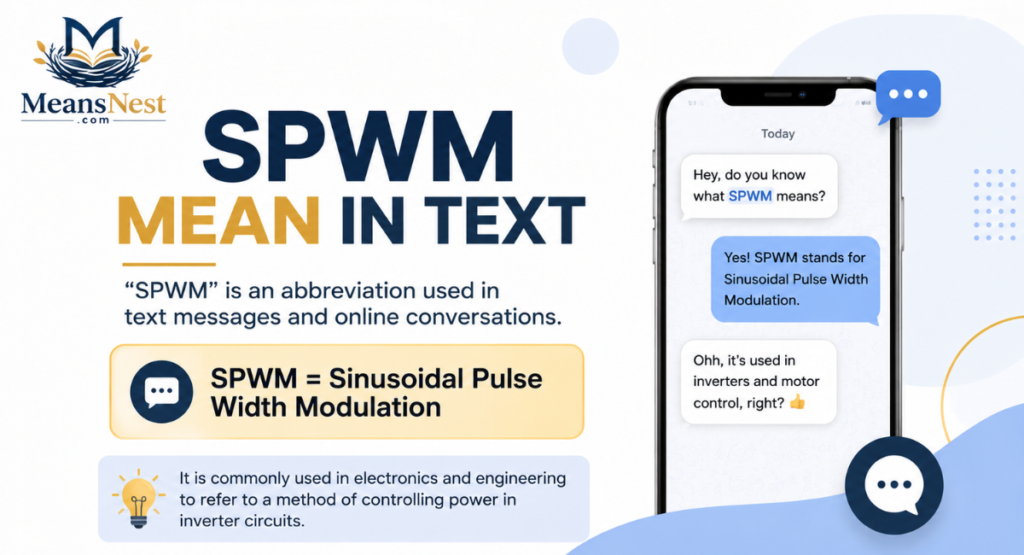 SPWM Mean in Text