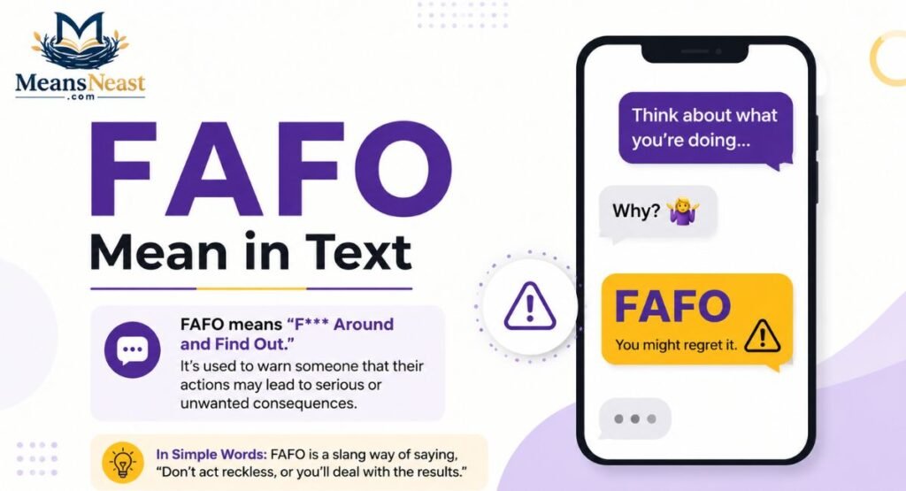 FAFO Mean in Text