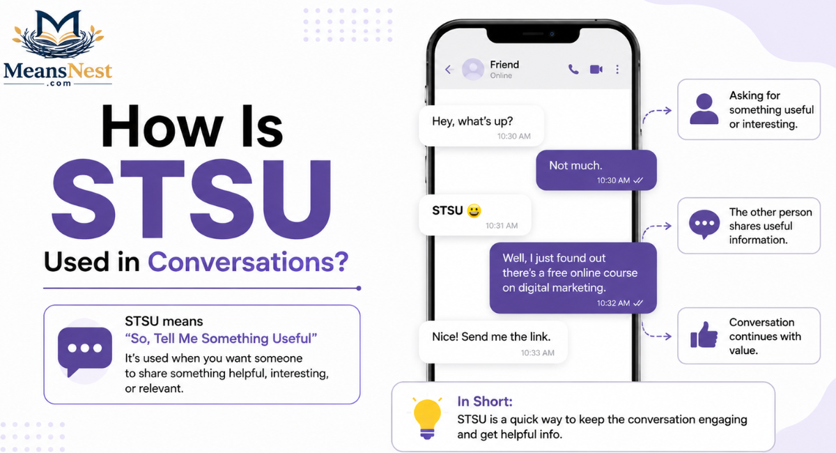 How Is STSU Used in Conversations?
