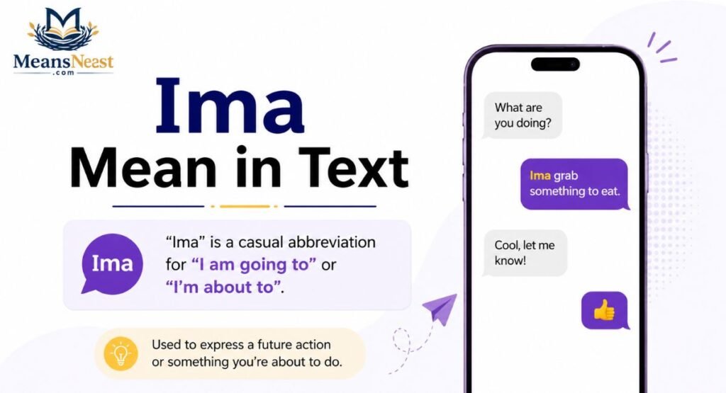 “Ima” Mean in Text
