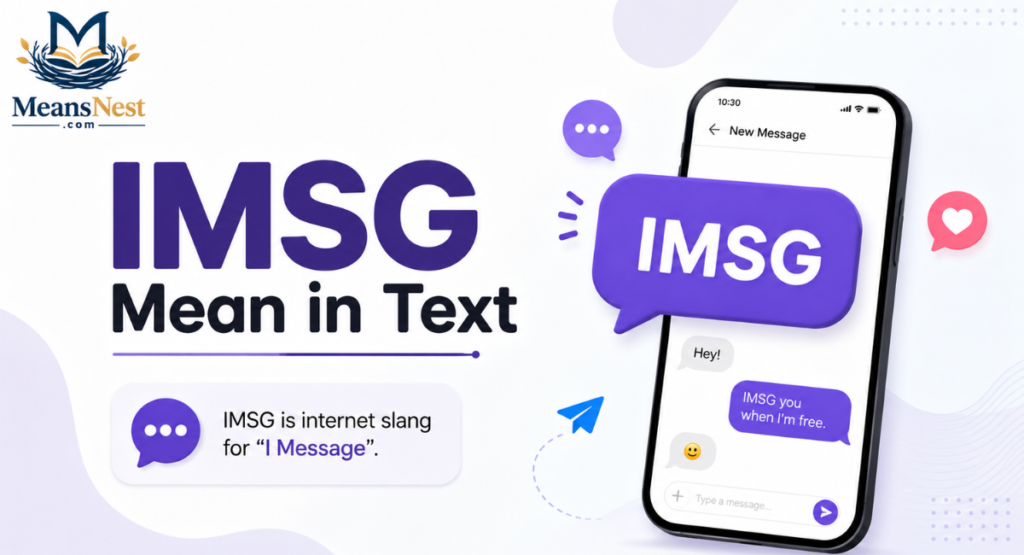 IMSG Mean in Text