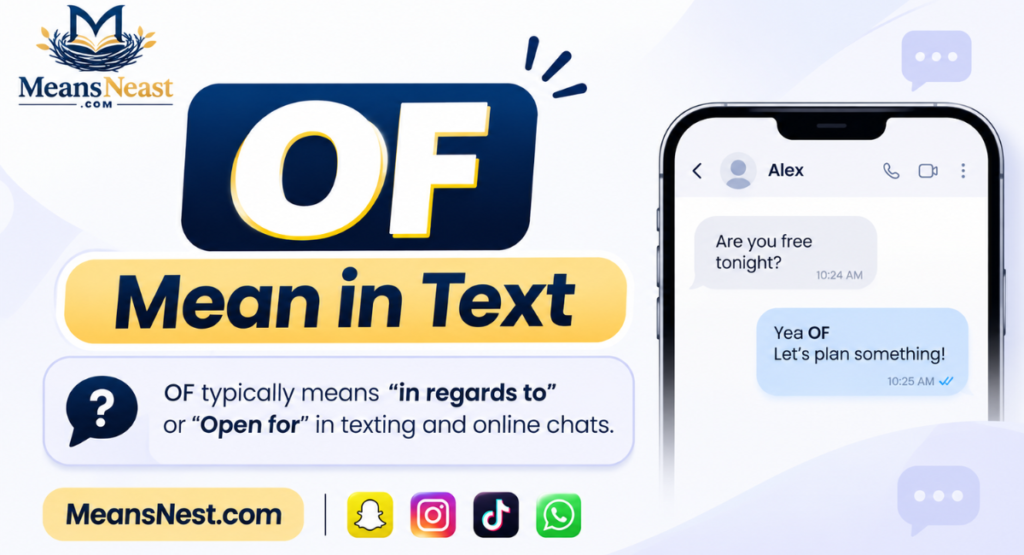 OF Mean in Text