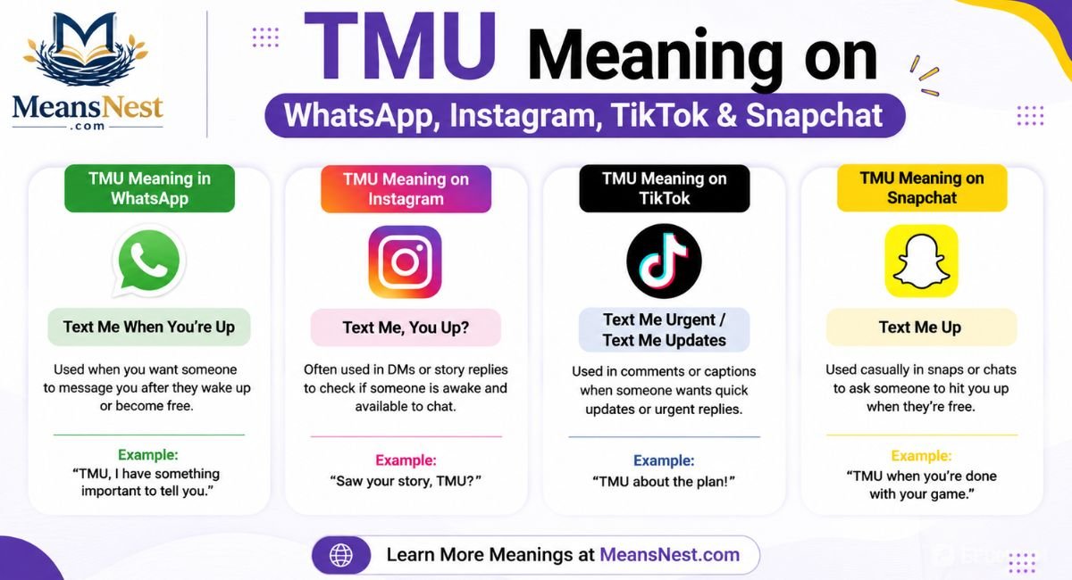 tmu-meaning-on-whatsapp-instagram-tiktok-and-snapchat TMU Meaning on WhatsApp, Instagram, TikTok & Snapchat