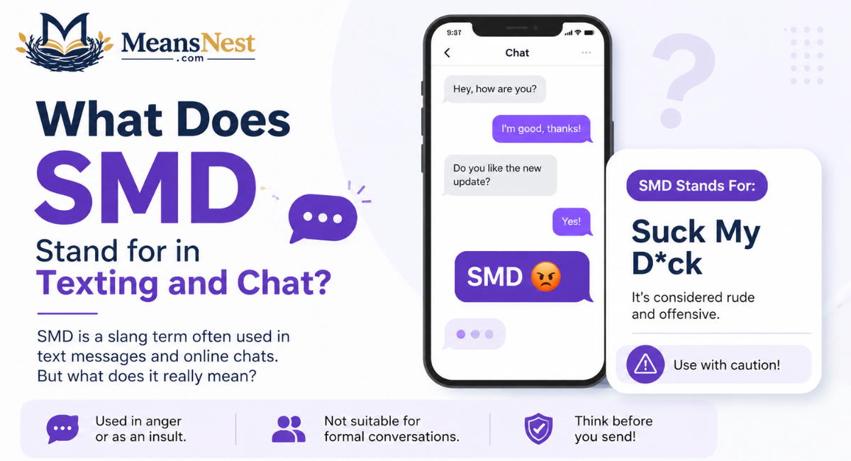What Does SMD Stand for in Texting and Chat?