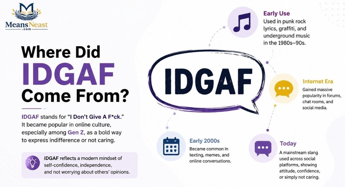 Where Did IDGAF Come From?
