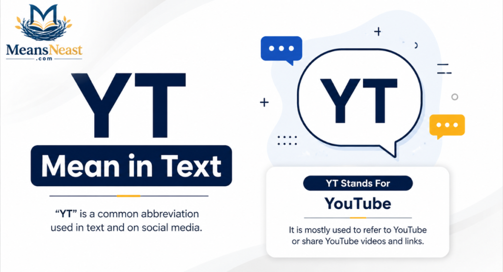 “YT” Mean in Text