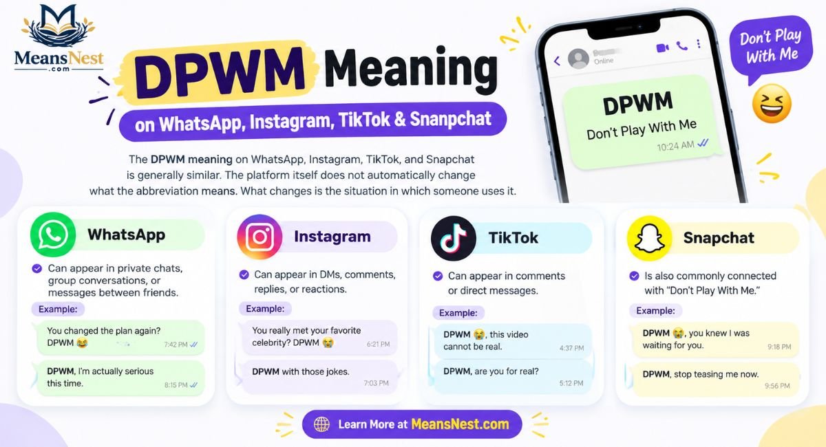 DPWM Meaning on WhatsApp, Instagram, TikTok & Snapchat