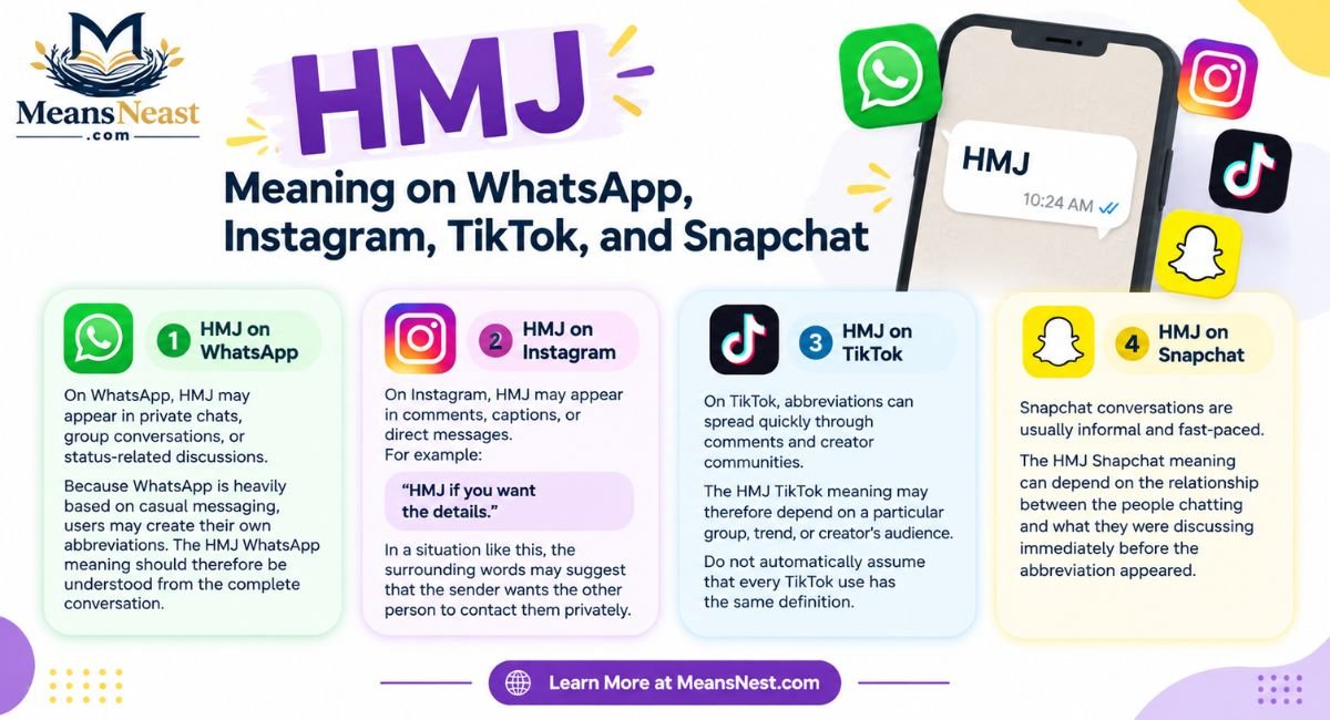 HMJ Meaning on WhatsApp, Instagram, TikTok, and Snapchat