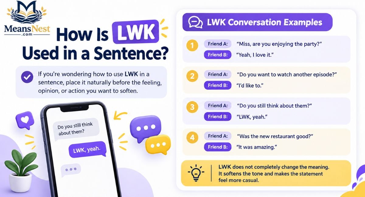 How Is LWK Used in a Sentence?