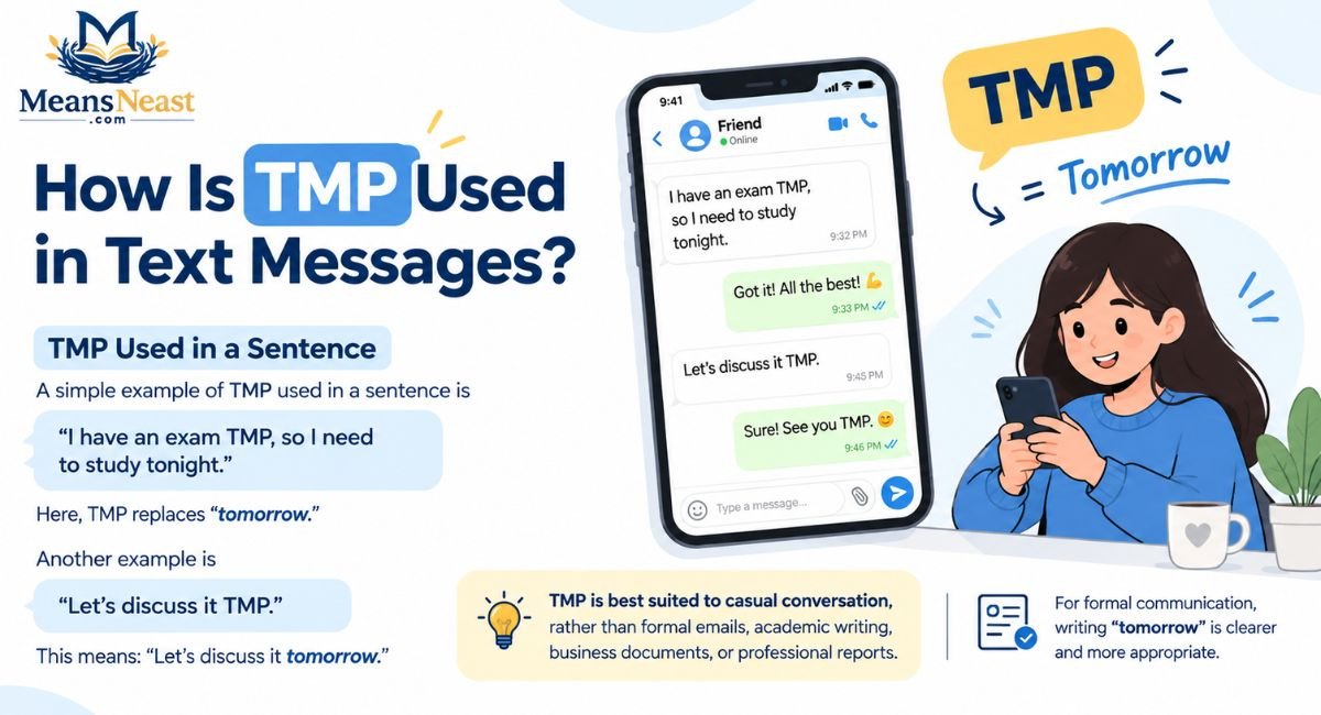 How Is TMP Used in Text Messages?