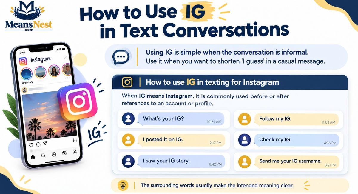 How to Use IG in Text Conversations
