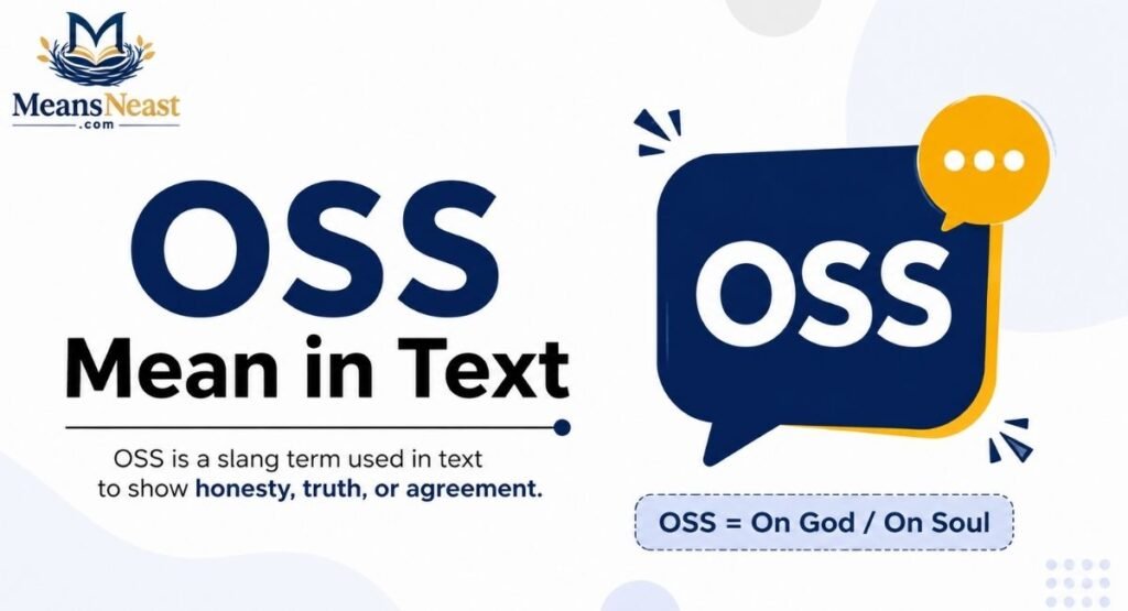 OSS Mean in Text
