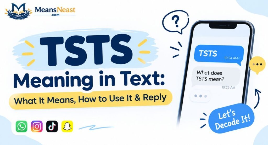 TSTS Meaning in Text: What It Means, How to Use It & Reply