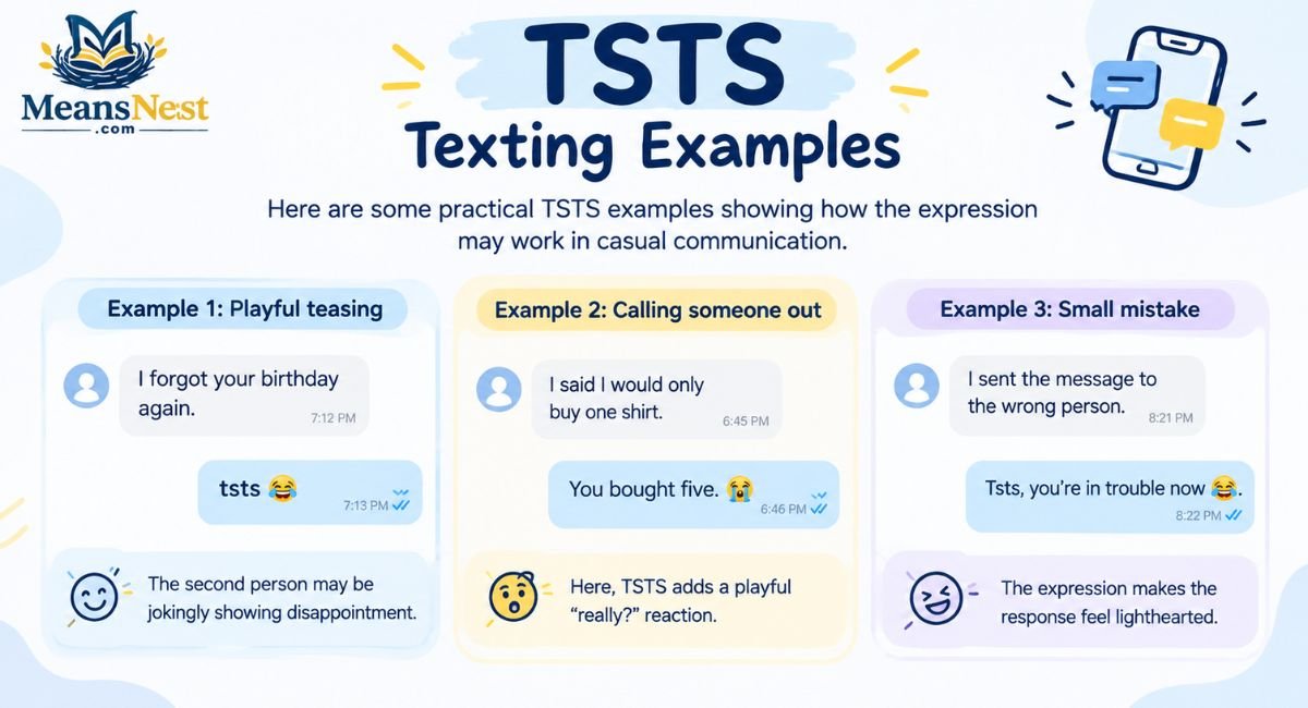 TSTS Texting Examples