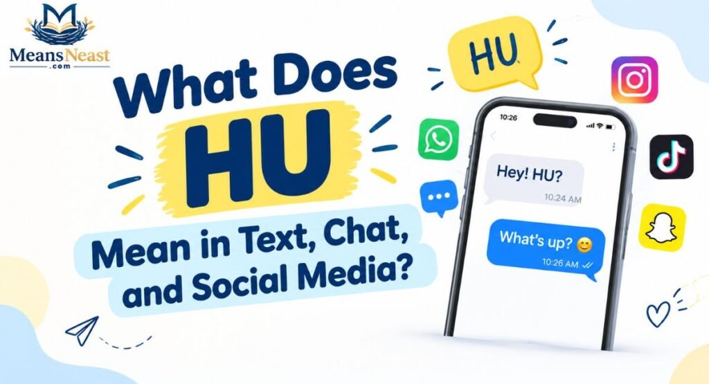 What Does HU Mean in Text, Chat, and Social Media?