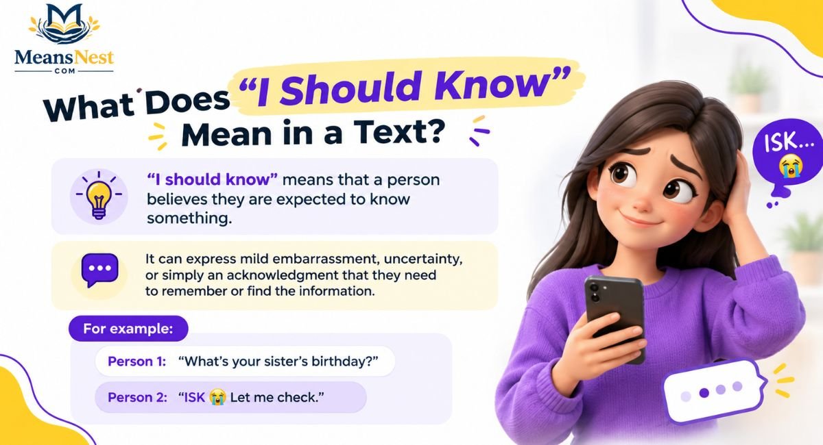 what-does-i-should-know-mean-in-a-text What Does “I Should Know” Mean in a Text?