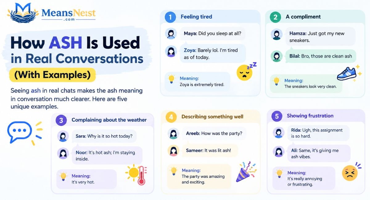 How ASH Is Used in Real Conversations (With Examples)