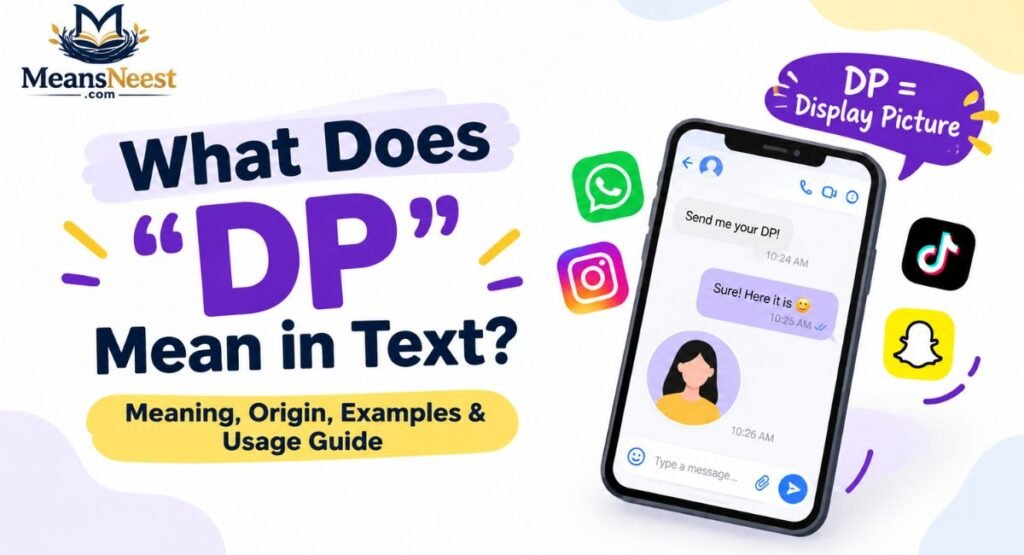 What Does “DP” Mean in Text? Meaning, Origin, Examples & Usage Guide