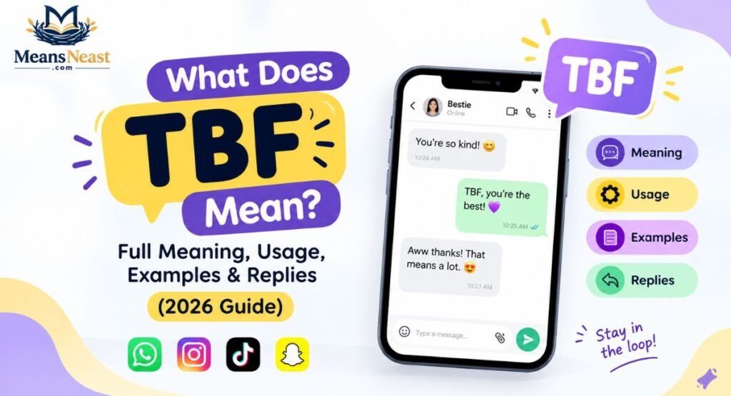 What Does TBF Mean? Full Meaning, Usage, Examples & Replies (2026 Guide)